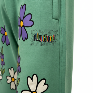 2025 Custom Casual <b>Joggers</b> Polyester Cotton Printed Logo Patchwork <b>Stacked</b> Sweatpants Streetwear washed men's pants - Product Image 5