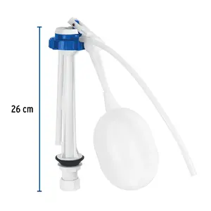 4-unità scatola di plastica galleggiante valvola di riempimento per serbatoi bassi per valvole di riempimento - Product Image 3