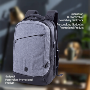 Zaino Powerbank Personalizzabile Enonkoski, Gadget Promozionale Personalizzato - Product Image 3