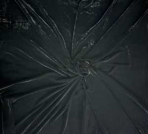 100% poliéster negro seda terciopelo coreano Makhmal terciopelo Super seda terciopelo para niñas boda atuendo equipaje accesorio colchón - Product Image 2