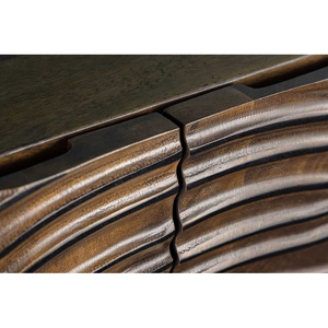Mueble de Almacenamiento Multifuncional Plegable Moderno, Resistente al Agua, Ecológico, Hecho a Mano con Madera de Mango Sólida, con Ruedas, para Cocina - Product Image 5