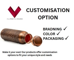 ขายส่งมด. ขวดทองแดงเพชร1ลิตรที่สง่างามตรงกับความชุ่มชื้นในรูปแบบการกลั่นมากที่สุดมด1LTR ขวดทองแดงติดเพชร - Product Image 3