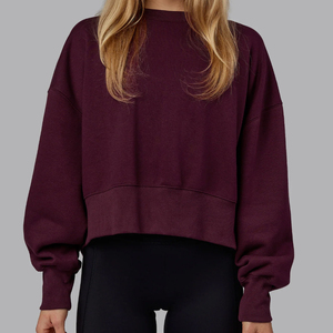 Sweat-shirt à capuche pour femme, coupe ample, manches longues, intérieur en polaire doux pour la chaleur et le confort, style pull, coupe décontractée - Product Image 4