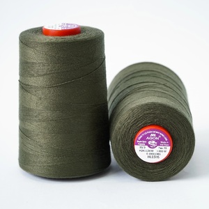 Meilleur prix OEM HL AGON PERSONNALISÉ AGRÉE POLYESTER TOURNÉ TAILLE 5000Yards Fil à coudre en polyester 100% à faible retrait - Product Image 1