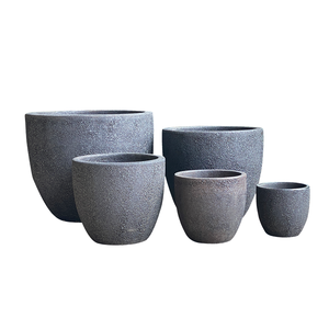 Pot de jardin en céramique émaillée de style vintage européen, fait à la main, durable, écologique, vente en gros, personnalisable, pour la maison et l'extérieur - Product Image 1