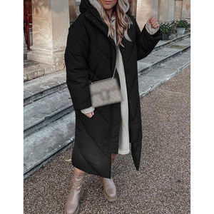 Chaqueta de invierno para mujer, Parkas acolchadas cálidas, ropa de calle informal, prendas de vestir acolchadas para mujer, chaquetas Parka al por mayor - Product Image 6