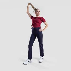 Leggings de sport XL en tricot Spandex Nylon, motif Tie Dye marine dynamique, avec effet push-up et contrôle du ventre - Product Image 4