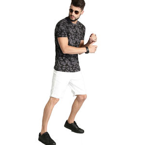 T-shirt surdimensionné personnalisé de haute qualité 100% coton pour hommes, manches courtes, épaule tombante, col en O, impression par transfert par sublimation - Product Image 4