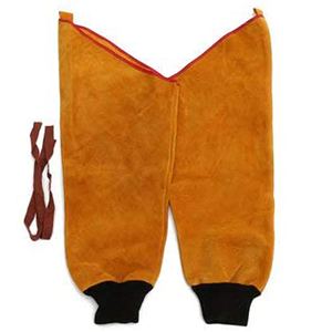 Venta al por mayor de cuero Premium mangas de soldadura personalizable OEM ODM resistente al calor ropa de trabajo de seguridad protección del brazo - Product Image 6