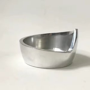 Increíble posavasos de botella de Metal redondo con acabado plateado adecuado para bares rústicos, hoteles y decoración de mesa de comedor con tema costero - Product Image 2