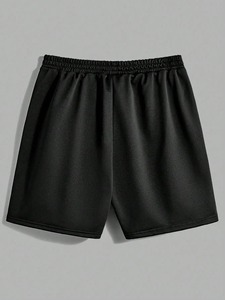 2025 ensemble de shorts et de t-shirts d'été respirants personnalisés pour hommes de qualité supérieure 100% coton décontracté uni élégant Logo imprimé - Product Image 3