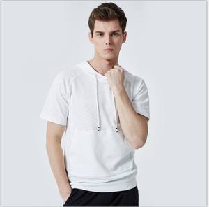 Camisetas personalizadas de alta calidad para hombre, nuevo diseño de verano, sudadera deportiva de entrenamiento informal básica, Sudadera con capucha con técnicas bordadas - Product Image 5