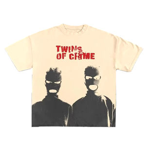 Fabricante personalizado peso pesado desgastado 100% algodón 250 Gsm Cropped Boxy Fit camiseta de gran tamaño Boxy Drop Shoulder camiseta - Product Image 5