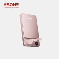 Batería Externa F15 Personalizada Ultrafina de Aleación de Aluminio con Carga Rápida Magnética de 15W, Pantalla LED Inalámbrica, 5000mAh/10000mAh, 18650, Tipo-C