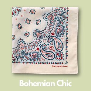 Bandanas en coton à motif Paisley, foulard pour la tête, foulard pour les cheveux, foulard pour le cou, couvre-chef élégant unisexe pour le vélo, la randonnée, la course à pied, les sports - Product Image 6
