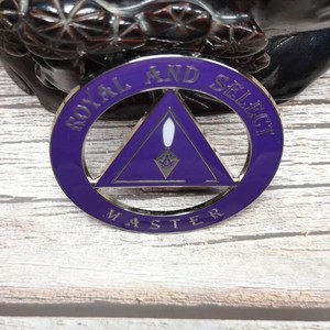 Masonic Auto Car Badge Emblemas Mason Royal y Select Master Symbol Gift Regalia Personalizado Nuevo Ceremonial Lapel Pins Insignias - Product Image 3