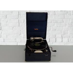 แตรโลหะเล่นโบราณทรัมเป็ตใช้งานได้78รอบต่อนาทีทำจากของขวัญบนโต๊ะ - Product Image 4