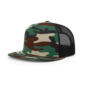 Casquette de baseball trucker 5 panneaux en flanelle de haute qualité, personnalisable avec logo, profil flexible, maille unie, imperméable, vente en gros - Product Image 3