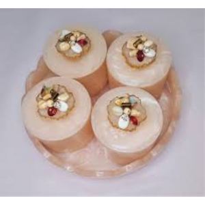 Pot de fruits secs en résine durable avec un design élégant et idéal pour garder vos collations santé préférées au frais - Product Image 4