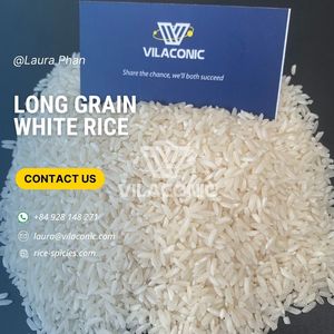 Arroz blanco de grano largo de origen vietnamita de alta calidad 5% 25% 100% Patrón redondo de textura dura seca rota Basmati + 84928148271 - Product Image 3