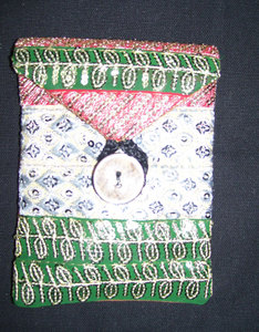 Bolso cruzado étnico hecho a mano de lujo para mujer, Correa pequeña, bordado de secuencia, borde, teléfono móvil, funda colgante elegante - Product Image 5