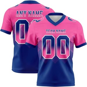 Camiseta Deportiva de Malla para Fútbol Americano con Diseño de Bandera Personalizado, Manga Corta, Estilo Degradado, Forma Cuadrada, Aspecto Auténtico - Product Image 5