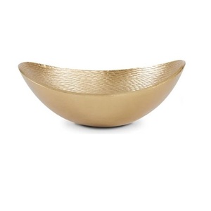 Assiette à fruits en verre de style européen, plateau, bol, fournitures de table, décoration de la maison, plateau d'affichage de fruits, couleur or - Product Image 5