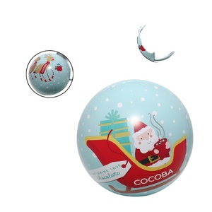 Latas de hojalata con diseño de copo de nieve, tapa de rosca y serigrafía para regalos navideños y recuerdos de fiestas artesanales - Product Image 4