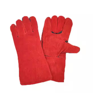 make this tital long Heat Resistant Gloves Custom logo Anti Wrinkle Best Leather Material Heat Resistant Gloves - Product Image 3