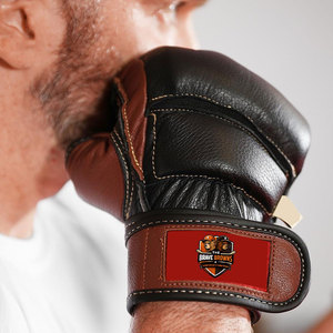Guantes de Entrenamiento de MMA con Paneles de Malla Transpirable, Palma Reforzada, Diseño Ligero, Material de Cuero para un Mejor Control - Product Image 4