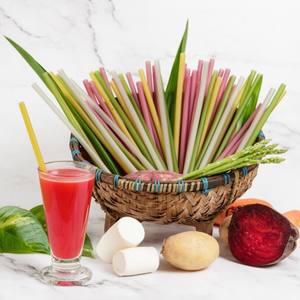 Party catering drinkware accessories eco rice straws competitive price natural drinking straw from factory - Product Image 5