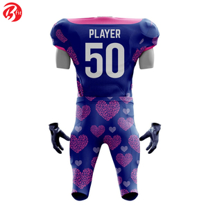 Venta caliente Pakistán hecho diseño personalizado fútbol americano Jersey poliéster hecho fútbol americano tops - Product Image 3