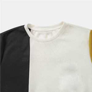 เสื้อยืดคอกลมแขนสั้นผ้าไมโครไฟเบอร์คุณภาพสูงสำหรับผู้ชาย รุ่น AW-114 ปี 2024 AFIFA WEARS เนื้อผ้าฝ้าย ระบายอากาศได้ดี ลายเรียบ - Product Image 3