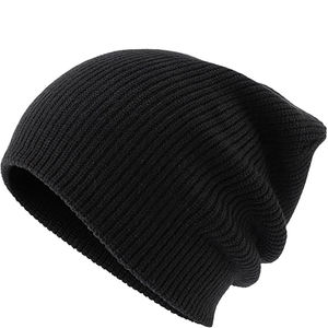 Logotipo personalizado de moda al por mayor en blanco multicolor unisex invierno sombrero de punto Beanie Hat - Product Image 3