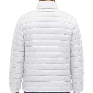 Chaqueta acolchada personalizada para hombre, cálida, impermeable, aislada, ligera, para invierno, OEM 2025, chaquetas al por mayor a granel - Product Image 2