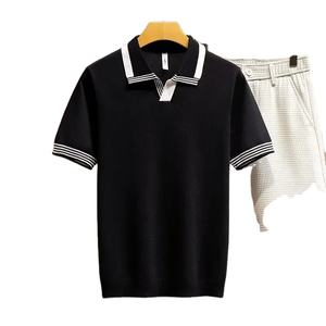 Polos pour hommes de couleur contrastée Slim Fit de conception différente OEM dans le prix de gros Polo pour hommes - Product Image 1