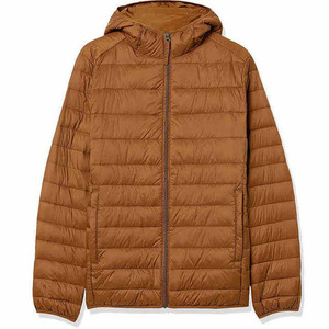 High Quality Men's Winter Streetwear <b>Waterproof</b> Coated Puffer Jacket <b>Warm</b> Hoodie Collar Zipper Closure Front Wholesale Price - Product Image 6