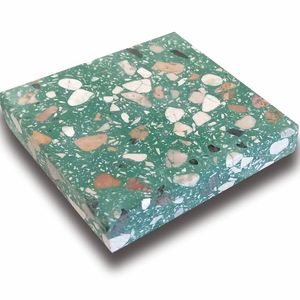 Baldosas de Terrazo Antibacterianas Modernas de Lujo de 18 mm con Acabado Mate Pulido y Diseño Gráfico para Interiores de Sala de Estar - Product Image 2