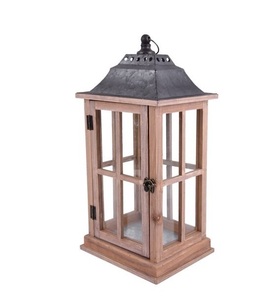 โคมไฟและขวดโหลทำจากไม้สไตล์วินเทจโคมไฟแขวนผนังตกแต่งด้วยไม้มะม่วง - Product Image 1