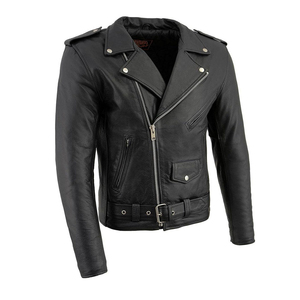 Professional Made Leather <b>Jacket</b> <b>Lightweight</b> Leather <b>Jacket</b> Hot Arrival Leather <b>Jacket</b> Made Pakistan - Product Image 1