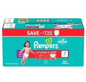 Couches jetables pour bébé Pamper Pull On Cruisers 360 Fit taille 3, quantité pour 2 mois (2 x 168 unités) avec soin doux à base d'eau pour bébé - Product Image 5