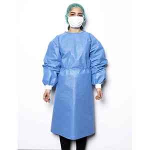 Robe médicale unisexe en toile de coton pour médecin, infirmière, salle d'opération, hôpital, uniforme de patient - Product Image 2