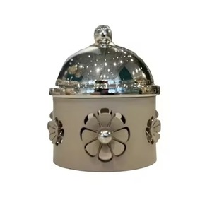 Tazón de Metal con Tapa Plateada para Bodas Árabes, Uso en Hoteles, Color y Tamaño Personalizables, Recipiente para Frutos Secos - Product Image 6