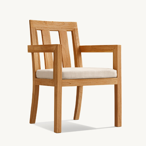 Chaise individuelle en vente chaude, fabriquée en bois de teck de bonne qualité et durable, pour une utilisation en extérieur, style moderne, équipée de mousse - Product Image 5