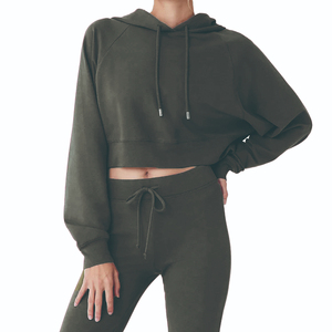 Sudadera Informal Corta con Mangas Raglán para Mujer 2026 - Product Image 2