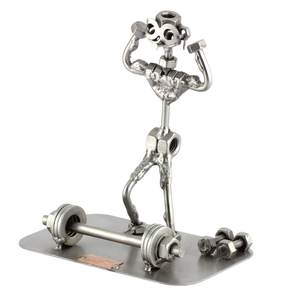 Sculpture moderne faite à la main en acier inoxydable pour hôtels, restaurants et salons-Art de luxe personnalisable écologique pour intérieurs - Product Image 6