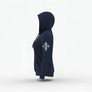 Sweat à capuche pour femme personnalisé de haute qualité, 100% coton molletonné 300g, séchage rapide, respirant, décontracté pour l'hiver, pull à capuche OEM - Product Image 2