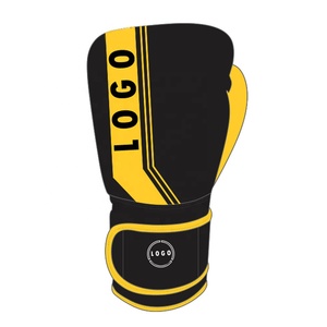 Pakistan Manufacturer Rukhmal Sports Custom Logo Professional Boxing <b>Gloves</b> Cowhide and PU Leather PVC Material - Product Image 3