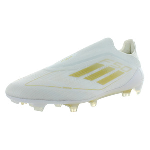 รองเท้าฟุตบอลสำหรับสนามหญ้าจริง รุ่น F50 Elite Laceless Unisex สีขาว/ทองเมทัลลิก ผลิตในจีน รุ่น MSS-IE3183 |   ของแท้ 100% - Product Image 1