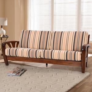 Sofá de Madera con Cojín de la Colección Americana - Product Image 1